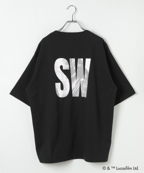 GLOBAL WORK（グローバルワーク）の「【STAR WARS(スター・ウォーズ)】ヘビロッTEE半袖/666031（Tシャツ/カットソー・メンズ・ホワイト系その他2/ブラック/ホワイト/ライトグレー・LARGE/MEDIUM）」の18枚目の写真