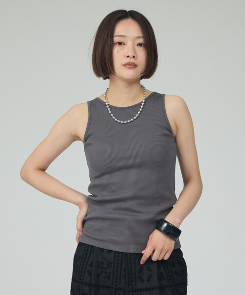 qualite（カリテ）の「※タンクトップ付き【接触冷感・吸水速乾・UVカット・防シワ】3WAYジョーゼットアメスリワンピ　夏服　きれいめ（ワンピース・レディース・ブラック/カーキ・38/36）」の9枚目の写真