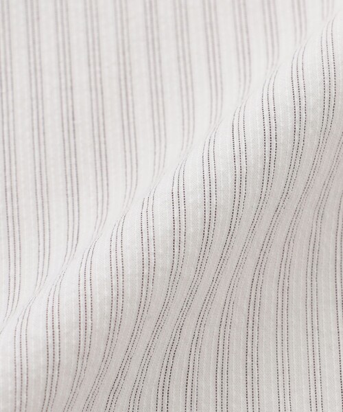 MACKINTOSH PHILOSOPHY(マッキントッシュ フィロソフィー)の「GREY LABEL コットンコードボイル バンドカラーシャツ(シャツ/ブラウス・レディース・ダークネイビー/ベージュ系その他4・2/6)」の11枚目の写真
