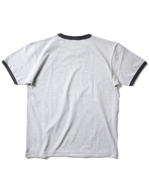 HOUSTON(ヒューストン)の「HOUSTON プリントリンガーTシャツ(FFA)(Tシャツ/カットソー・メンズ・グレー系その他/ホワイト系その他/ホワイト系その他2・MEDIUM/XX-LARGE/X-LARGE/LARGE)」の5枚目の写真