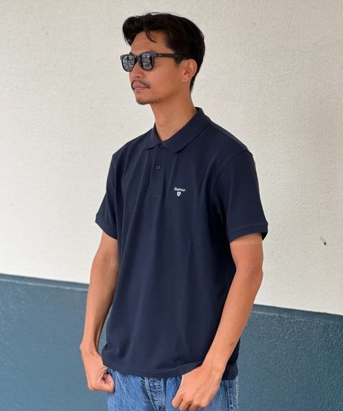 Barbour(バブアー)の「【Barbour】 original sports polo shirt af(ポロシャツ・メンズ・ホワイト/ネイビー・XL/M/L)」の2枚目の写真