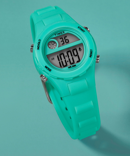 TIMEX(タイメックス)の「TIMEX Kids Digital tx-tw2w92600 Green(アナログ腕時計・レディース・モスグリーン・FREE)」の2枚目の写真