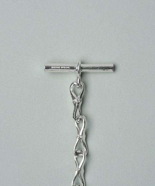 MAISON SPECIAL(メゾンスペシャル)の「《UNISEX》F-hole Motif Chain Bracelet/Fホールモチーフチェーンブレスレット【MAISON SPECIAL/メゾンスペシャル】(ブレスレット・メンズ・シルバー・FREE)」の6枚目の写真
