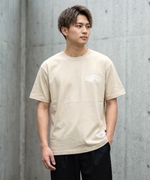 CAMPFREE（キャンプフリー）の「[キャンプフリー] CAMPFREE 半袖 6.2oz オープンエンド ロゴプリント コットンTシャツ（Tシャツ/カットソー）」