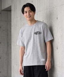 CAMPFREE（キャンプフリー）の「[キャンプフリー] CAMPFREE 半袖 6.2oz オープンエンド ロゴプリント コットンTシャツ（Tシャツ/カットソー）」