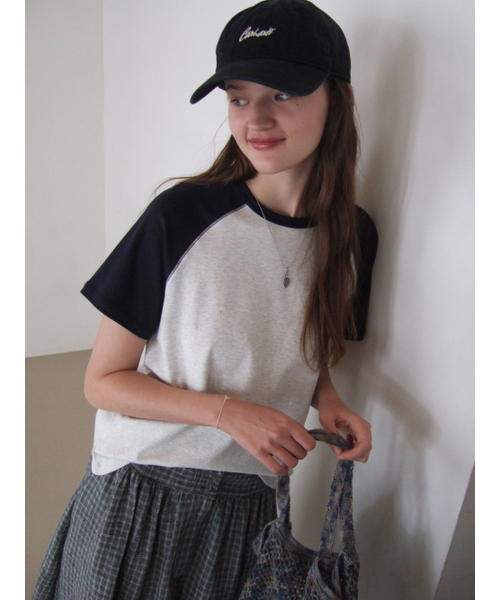 THEMITTEN（ザ・ミトン）の「[2nd] Brume half t-shirt (melange/navy)（Tシャツ/カットソー・レディース・その他・FREE）」の3枚目の写真