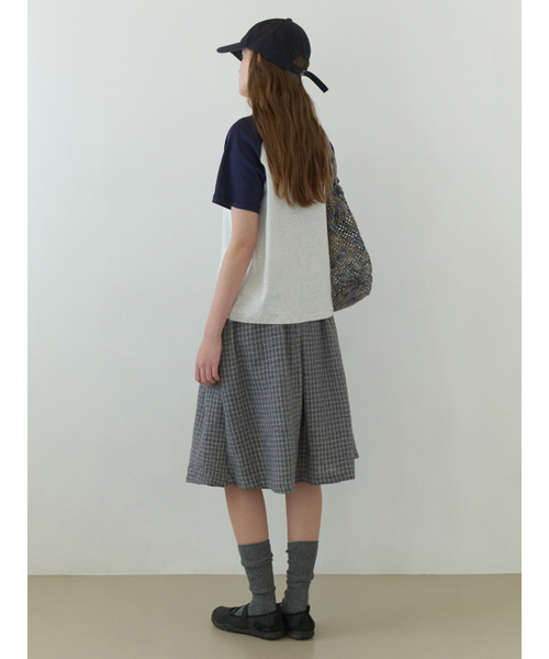 THEMITTEN（ザ・ミトン）の「[2nd] Brume half t-shirt (melange/navy)（Tシャツ/カットソー・レディース・その他・FREE）」の5枚目の写真
