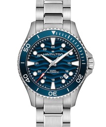 HAMILTON [ハミルトン] 腕時計 Khaki Navy （カーキ ネイビー） Scuba 自動巻き 40MM ブルー×シルバー