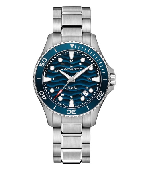 ★HAMILTON ★カーキネイビーレガッタ自動巻き 時計 ブルー HAMILTON [ハミルトン] 腕時計 Khaki Navy （カーキ ネイビー） Scuba