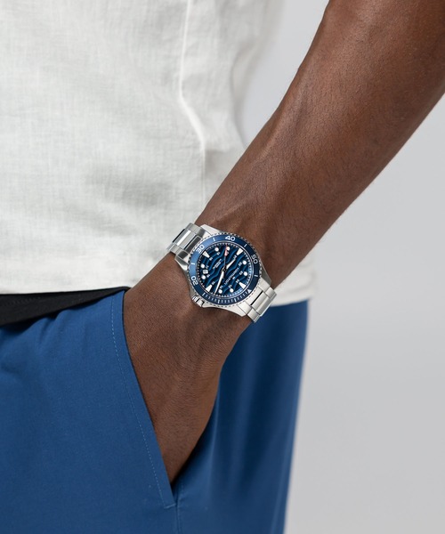 HAMILTON（ハミルトン）の「HAMILTON [ハミルトン] 腕時計 Khaki Navy （カーキ ネイビー） Scuba 自動巻き 40MM ブルー×シルバー（アナログ腕時計・メンズ・ブルー・FREE）」の7枚目の写真