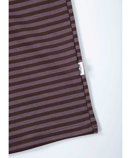 ASON(アズオン)の「CANDY STRIPE T / PURPLE(Tシャツ/カットソー・レディース・その他・FREE)」の5枚目の写真