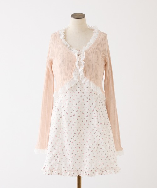 one after another NICE CLAUP（ワンアフターアナザーナイスクラップ）の「【omiyu企画】ボレロセットバックリボンワンピース（ワンピース・レディース・ブルー系その他/ピンク系その他/ブラック系その他・FREE）」の22枚目の写真