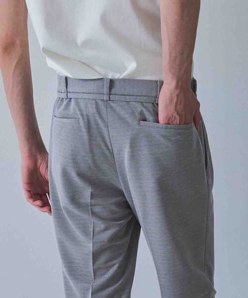 5351 POUR LES HOMMES（ゴーサンゴーイチプールオム）の「シャンブレー テーパードパンツ（スラックス・メンズ・ブラック/グレー・50/48/46/44）」の6枚目の写真
