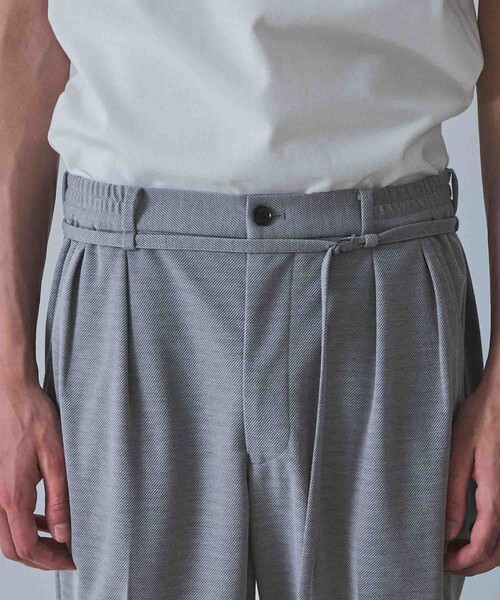 5351 POUR LES HOMMES（ゴーサンゴーイチプールオム）の「シャンブレー テーパードパンツ（スラックス・メンズ・ブラック/グレー・50/48/46/44）」の8枚目の写真