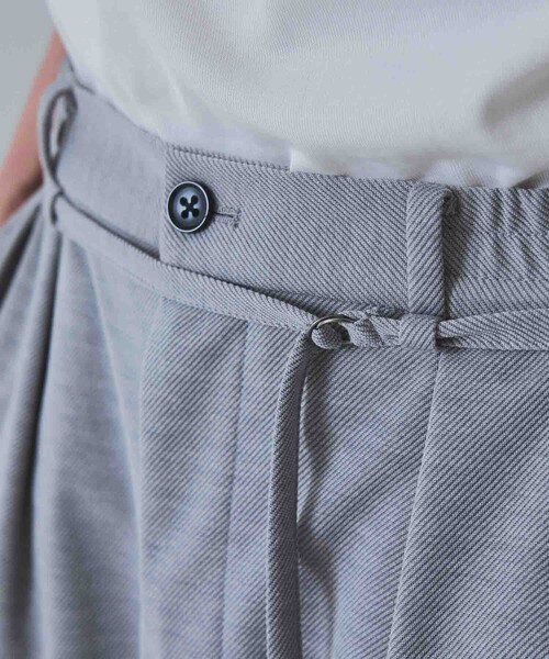 5351 POUR LES HOMMES（ゴーサンゴーイチプールオム）の「シャンブレー テーパードパンツ（スラックス・メンズ・ブラック/グレー・50/48/46/44）」の10枚目の写真
