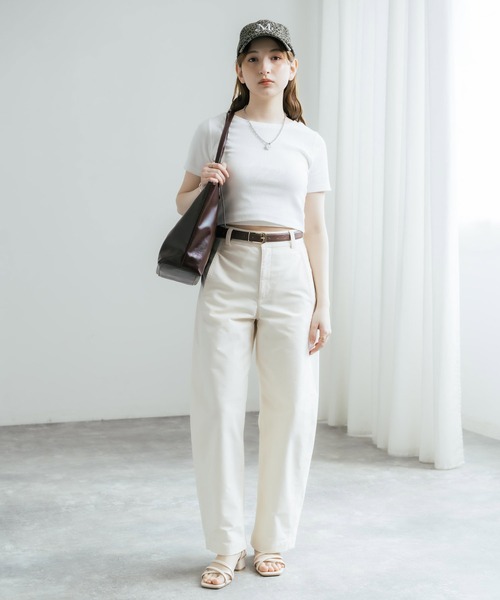 MUCENT(ムセント)の「MUCENT ムセント ARMAND FRONT BUCKLE LEATHER SHOULDER BAG UNISEX PUレザーバッグ(トートバッグ・メンズ・ブラック/ブラウン・FREE)」の18枚目の写真