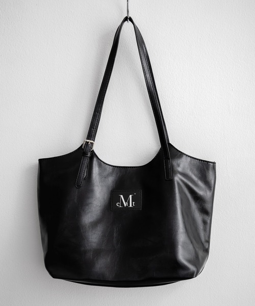 MUCENT(ムセント)の「MUCENT ムセント ARMAND FRONT BUCKLE LEATHER SHOULDER BAG UNISEX PUレザーバッグ(トートバッグ・メンズ・ブラック/ブラウン・FREE)」の19枚目の写真