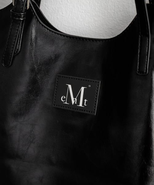 MUCENT(ムセント)の「MUCENT ムセント ARMAND FRONT BUCKLE LEATHER SHOULDER BAG UNISEX PUレザーバッグ(トートバッグ・メンズ・ブラック/ブラウン・FREE)」の21枚目の写真
