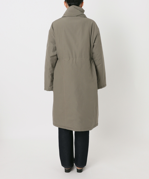 SLOBE IENA（スローブイエナ）の「《WEB限定/追加》中綿ストール付きノーカラーコート（その他アウター・レディース・カーキ/ブラック・36/38）」の21枚目の写真