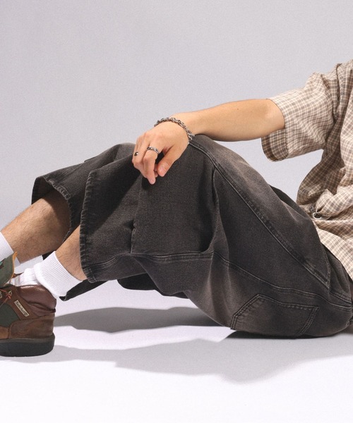 RAGEBLUE(レイジブルー)の「3D CURVE LONG HALF DENIM PANTS/3Dカーブロングハーフデニムパンツ(デニムパンツ・メンズ・ブラック/グレー/ブルー・MEDIUM/LARGE)」の21枚目の写真
