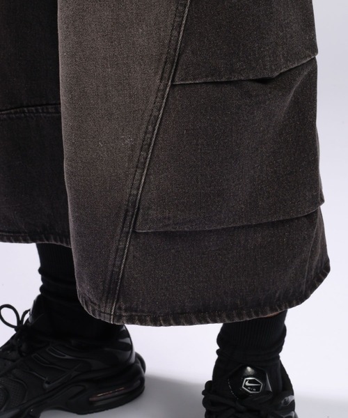 RAGEBLUE(レイジブルー)の「3D CURVE LONG HALF DENIM PANTS/3Dカーブロングハーフデニムパンツ(デニムパンツ・メンズ・ブラック/グレー/ブルー・MEDIUM/LARGE)」の10枚目の写真