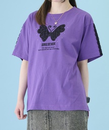 ANNA SUI mini | 【親子リンク】LADIES レース蝶ビッグT(Tシャツ/カットソー)