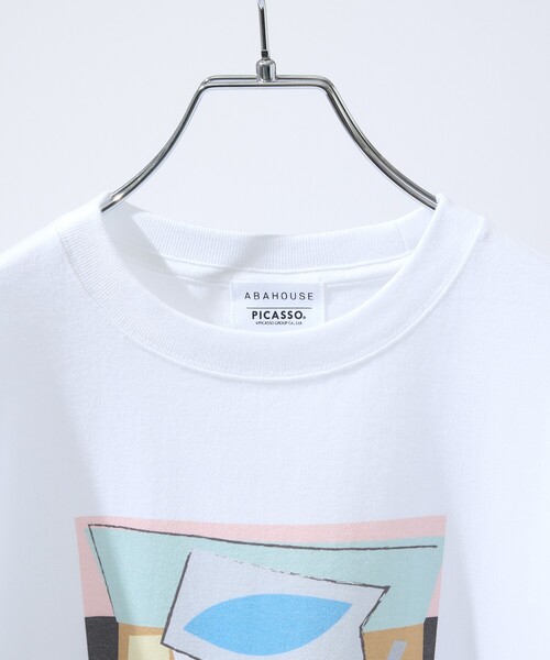ABAHOUSE(アバハウス)の「【PABLO PICASSO】別注 インスパイアアート Tシャツ(Tシャツ/カットソー・メンズ・ホワイト系その他2/ホワイト系その他/ホワイト系その他3・46/48)」の5枚目の写真