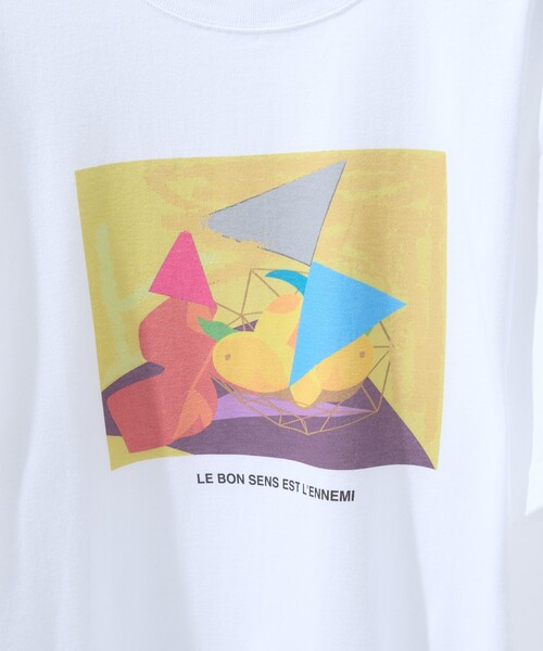 ABAHOUSE（アバハウス）の「【PABLO PICASSO】別注 インスパイアアート Tシャツ（Tシャツ/カットソー・メンズ・ホワイト系その他2/ホワイト系その他/ホワイト系その他3・46/48）」の7枚目の写真