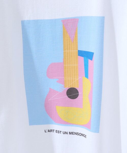 ABAHOUSE（アバハウス）の「【PABLO PICASSO】別注 インスパイアアート Tシャツ（Tシャツ/カットソー・メンズ・ホワイト系その他2/ホワイト系その他/ホワイト系その他3・46/48）」の5枚目の写真