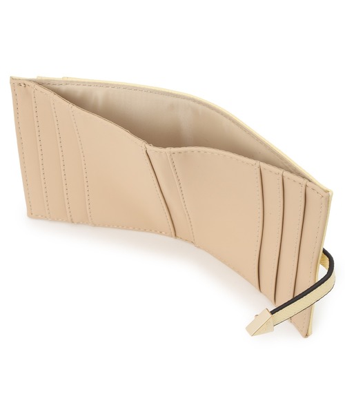 Guess（ゲス）の「GILDA Tab Card Case カードケース（カードケース・レディース・ライトイエロー/ブラック・ONE SIZE）」の7枚目の写真