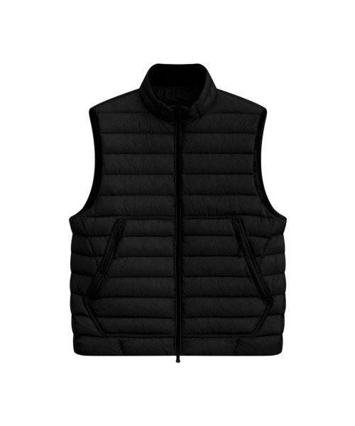 MODE COMMUTER(モードコミューター)の「LIGHT DOWN VEST(ダウンベスト・メンズ・ブラック/ベージュ・MEDIUM/LARGE)」の4枚目の写真