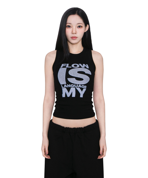 DURTの「FLOW SLEEVELESS (BLACK)(Tシャツ/カットソー・レディース・その他・OS)」の1枚目の写真