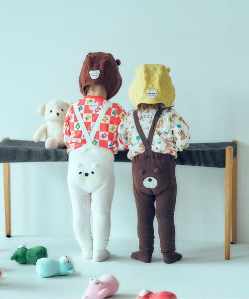 apres les cours(アプレレクール)の「tiny bear Palette ジャガードボンネット(その他ベビー用品・キッズ・レッド/ブラウン/アイボリー/イエロー・48)」の19枚目の写真