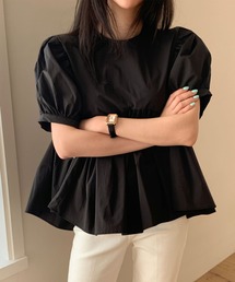 パフスリフレア切り替えブラウス