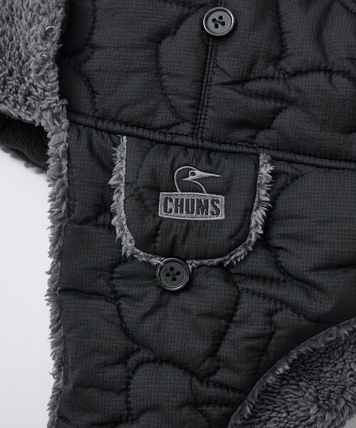 CHUMS(チャムス)の「【CHUMS / チャムス】Booby Stitch Flight Cap / フライトキャップ / 耳当て付きキャップ / 帽子 / ユニセックス(キャップ・メンズ・カーキ/ブラック/パープル・フリー)」の14枚目の写真
