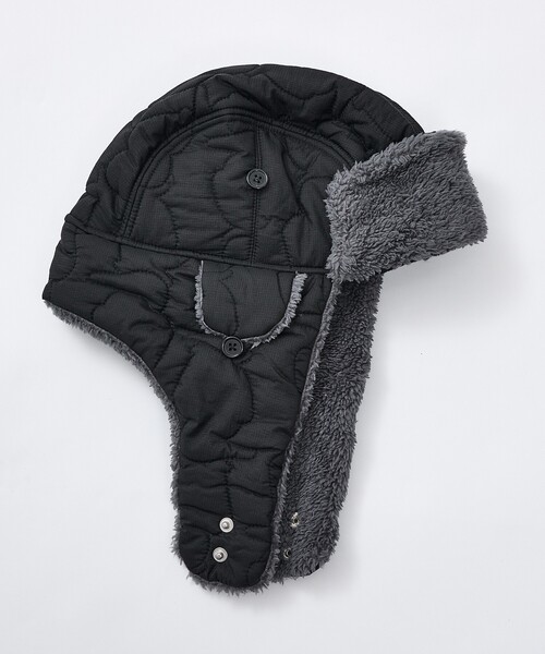 CHUMS(チャムス)の「【CHUMS / チャムス】Booby Stitch Flight Cap / フライトキャップ / 耳当て付きキャップ / 帽子 / ユニセックス(キャップ・メンズ・カーキ/ブラック/パープル・フリー)」の6枚目の写真