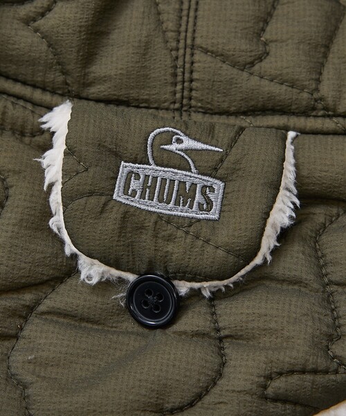 CHUMS(チャムス)の「【CHUMS / チャムス】Booby Stitch Flight Cap / フライトキャップ / 耳当て付きキャップ / 帽子 / ユニセックス(キャップ・メンズ・カーキ/ブラック/パープル・フリー)」の4枚目の写真