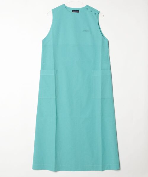 THOUSAND MILE(サウザンドマイル)の「SLEEVELESS OP/スリーブレスワンピース 【吸汗速乾/防シワ/ストレッチ/通気性】(ワンピース・レディース・ダークグレー/ブラック/モカ/ターコイズブルー・FREE)」の4枚目の写真