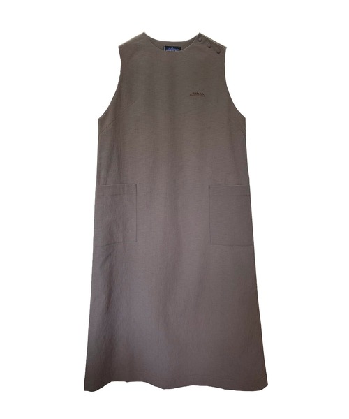 THOUSAND MILE(サウザンドマイル)の「SLEEVELESS OP/スリーブレスワンピース 【吸汗速乾/防シワ/ストレッチ/通気性】(ワンピース・レディース・ダークグレー/ブラック/モカ/ターコイズブルー・FREE)」の3枚目の写真
