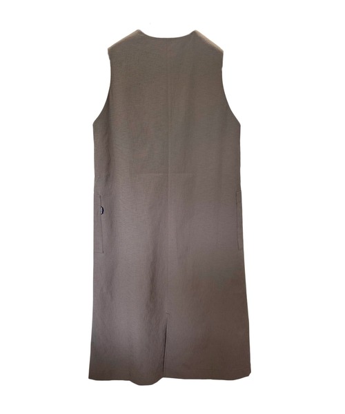 THOUSAND MILE(サウザンドマイル)の「SLEEVELESS OP/スリーブレスワンピース 【吸汗速乾/防シワ/ストレッチ/通気性】(ワンピース・レディース・ダークグレー/ブラック/モカ/ターコイズブルー・FREE)」の5枚目の写真
