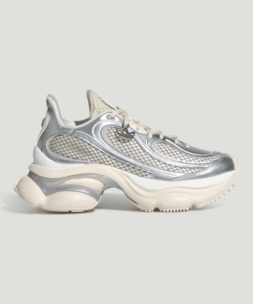 adidas(アディダス)の「オズヴィーナス / OZVENUZ W / アディダスオリジナルス adidas Originals / 厚底スニーカー(スニーカー・レディース・シルバー系その他・24.0cm/23.5cm/24.5cm/23.0cm/22.0cm/22.5cm/28.0cm/25.0cm/26.0cm/25.5cm/27.5cm/26.5cm/27.0cm)」の8枚目の写真