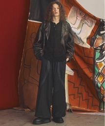 MAISON SPECIAL（メゾンスペシャル）の「《UNISEX》Sheep Leather Prime-Over Double Rider Jacket/シープレザープライムオーバーダブルライダージャケット【MAISON SPECIAL/メゾンスペシャル】（ライダースジャケット）」