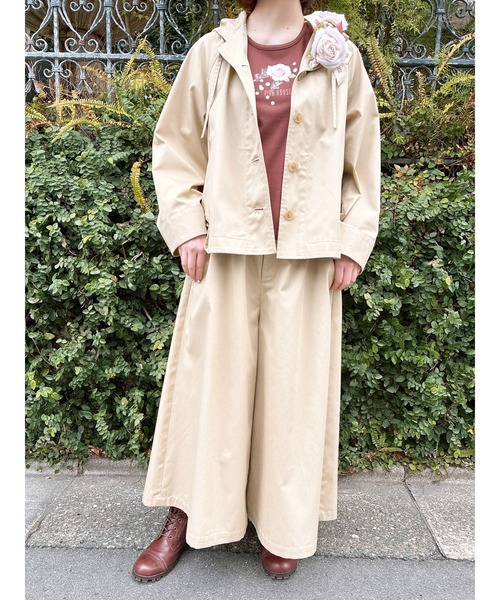 PINK HOUSE（ピンクハウス）の「ワイドパンツ（その他パンツ・レディース・ピンク/カーキ/ベージュ/ブラック・LARGE/MEDIUM）」の17枚目の写真