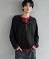 SERACE（セラス）の「【SERACE】Layered style henley neck long sleeve T-shirt / レイヤードスタイルヘンリーネックロンT（Tシャツ/カットソー・L）」
