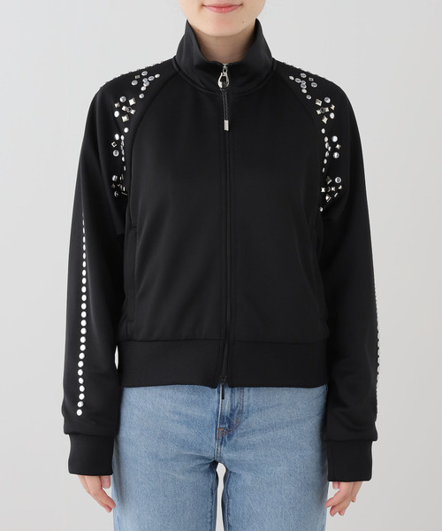 TOGA PULLA(トーガ プルラ)の「TOGA PULLA/トーガプルラ Studded track jacket トラックジャケット(その他アウター・レディース・ブラック・36)」の1枚目の写真