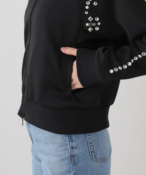 TOGA PULLA(トーガ プルラ)の「TOGA PULLA/トーガプルラ Studded track jacket トラックジャケット(その他アウター・レディース・ブラック・36)」の5枚目の写真