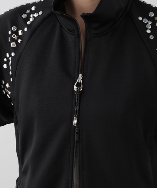 TOGA PULLA(トーガ プルラ)の「TOGA PULLA/トーガプルラ Studded track jacket トラックジャケット(その他アウター・レディース・ブラック・36)」の6枚目の写真