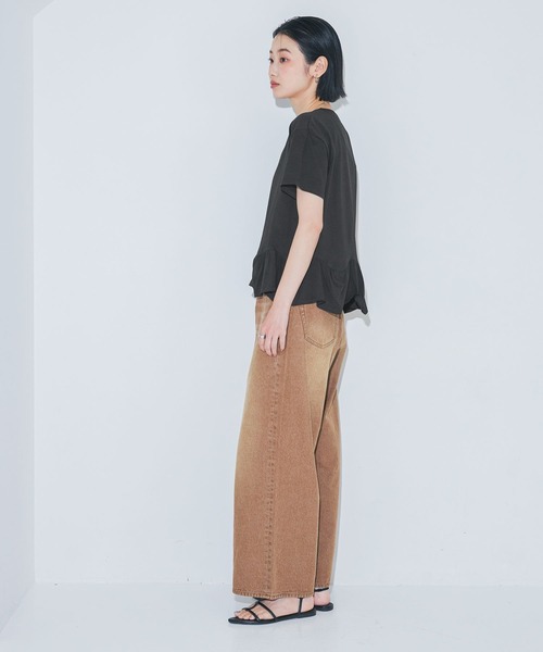 LAKOLE(ラコレ)の「ダブルウエストデニムパンツ / 1017693(デニムパンツ・レディース・ブラック/ブラウン/インディゴブルー・LARGE/MEDIUM)」の14枚目の写真