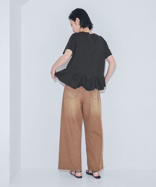 LAKOLE(ラコレ)の「ダブルウエストデニムパンツ / 1017693(デニムパンツ・レディース・ブラック/ブラウン/インディゴブルー・LARGE/MEDIUM)」の15枚目の写真