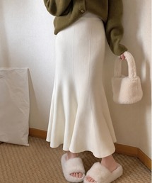ニットマーメイドスカート